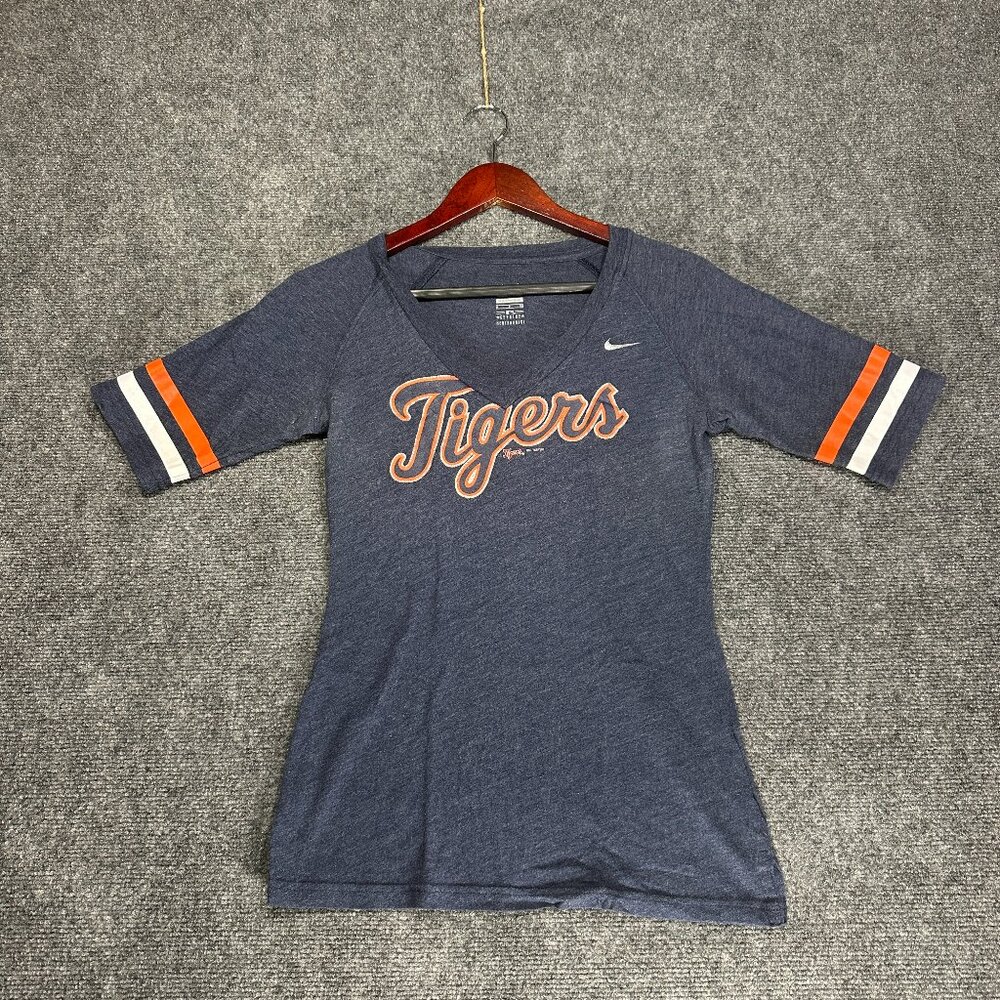 Nike Detroit Tigers womens V Neck T shirt